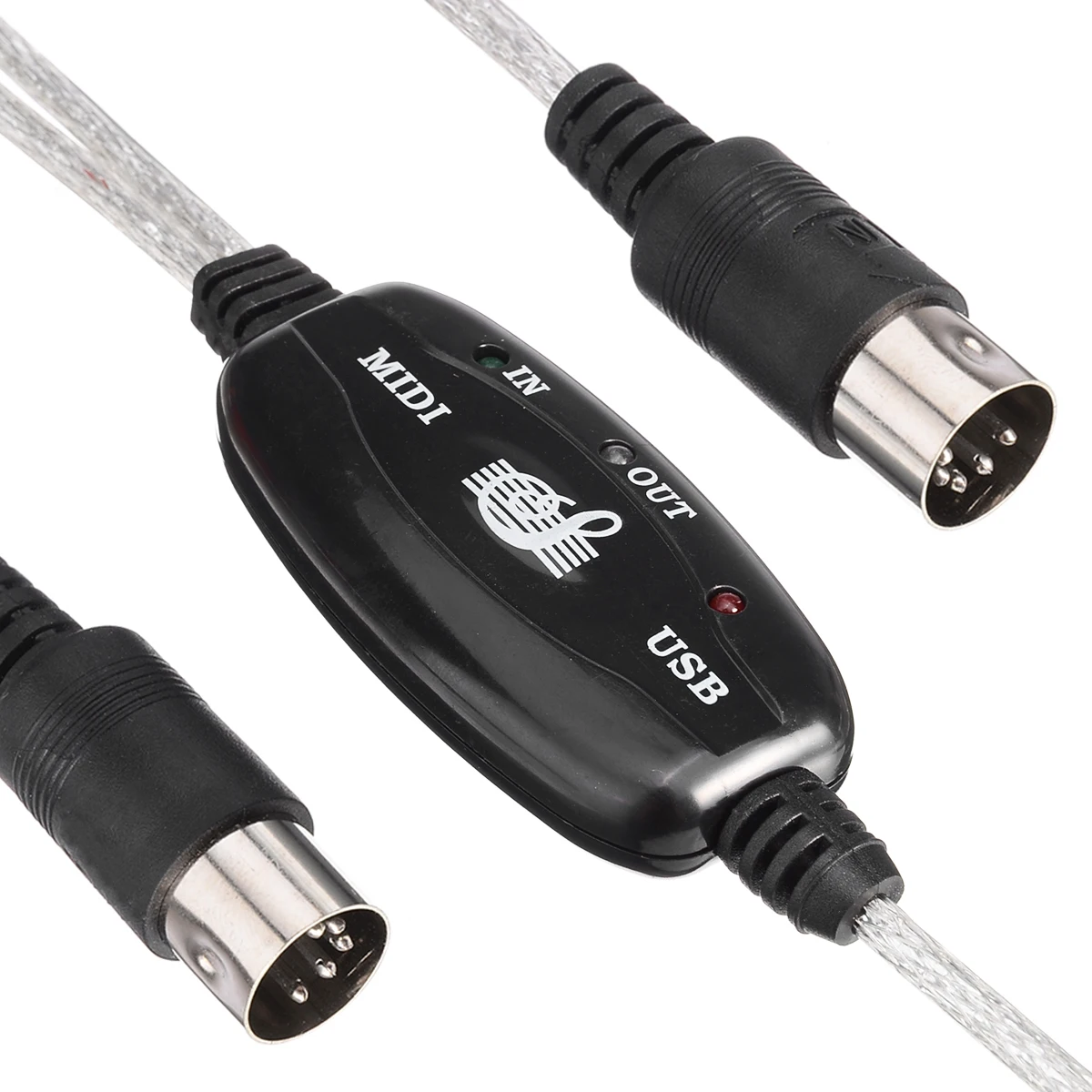 USB IN-OUT конвертер интерфейсного кабеля Midi ПК к музыкальной клавиатуре адаптер Шнур для домашней музыкальной студии