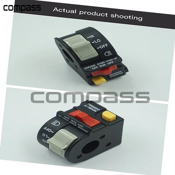 

New Left Switch Housing Polaris Part Number 4010262 and 4010191 - SWITCHHANDLEBAR,H/L/O,REV/OR 1999 2001 SPORTSMAN Scrambler