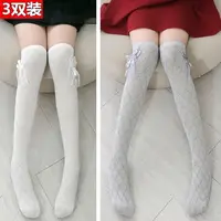 Children long socks Girls spring autumn stockings mosquito proof stockings children's knee high stockings Princess toddler socks 2