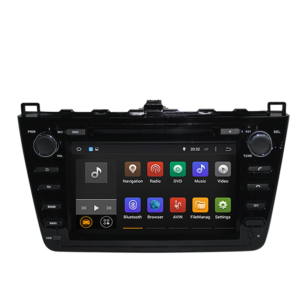 Android 10 0 Восьмиядерный Автомобильный GPS-навигатор мультимедийный DVD-плеер для Mazda6