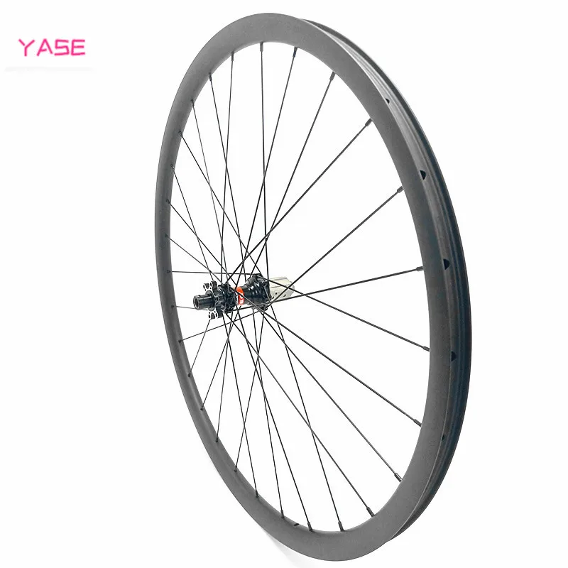 YASE 29er carbon mtb disc wheels 27x25mm symmetry tubeless rodas mtb 29 NOVATEC D411SB-D412SB 100x15 142x12 carbon wheelset