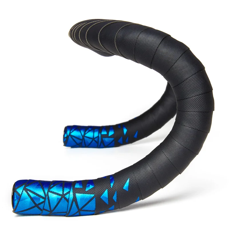 Road Bike Bike handlebar tape Bicycle grips Handlebar Tape Metal Series Grip Cycling Accessories Fixie Gear Strap PU EVA Wrap Perforated Liteskin