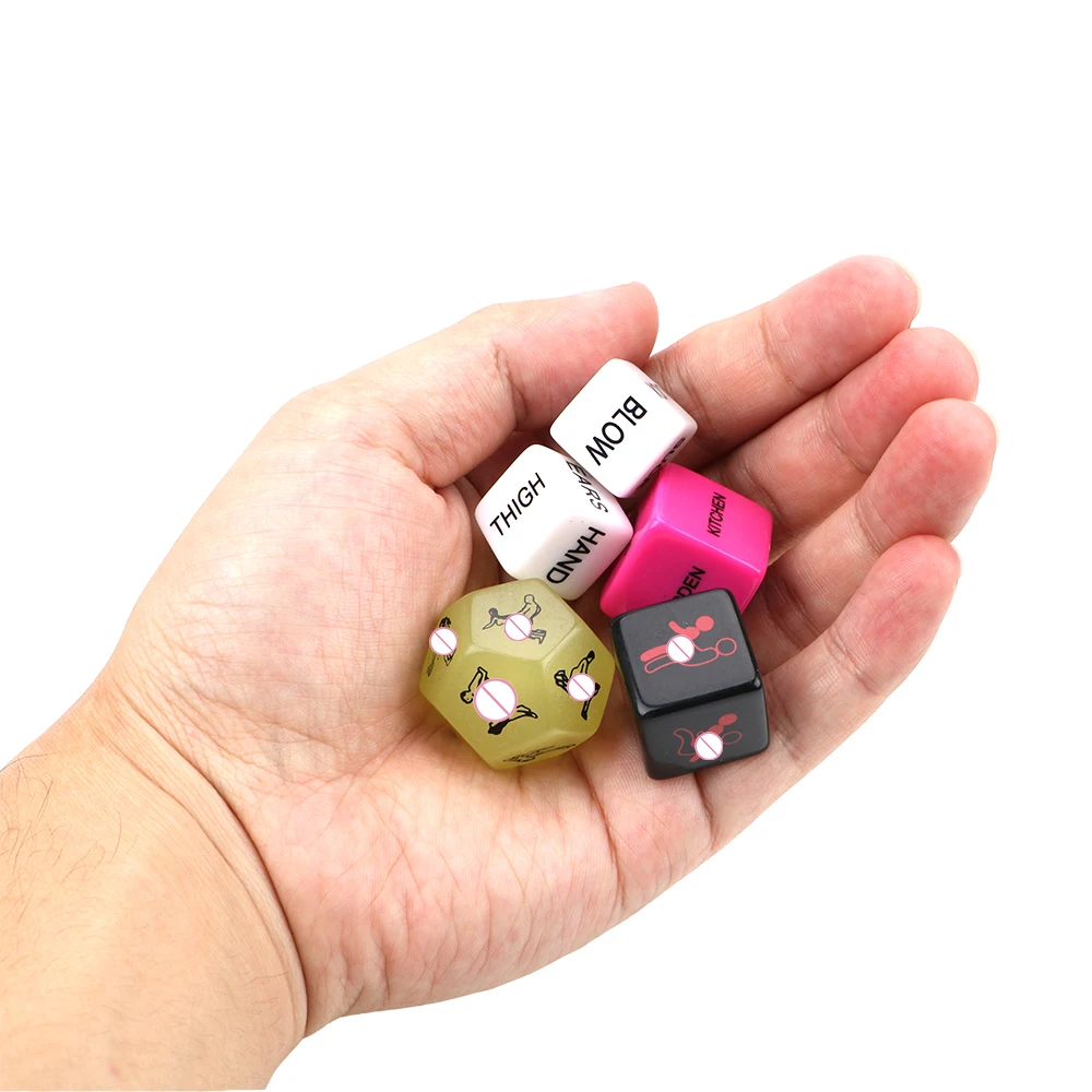 IKOKY 5 шт. 12 сторонние секс кубики осанка веселые игры для взрослых Юмористические