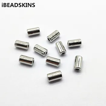 

New arrival! 11x6mm 500pcs CCB Rhodium color Tube Shape beads for Earrings parts,hand Made Earrings Findings Jewelry DIY