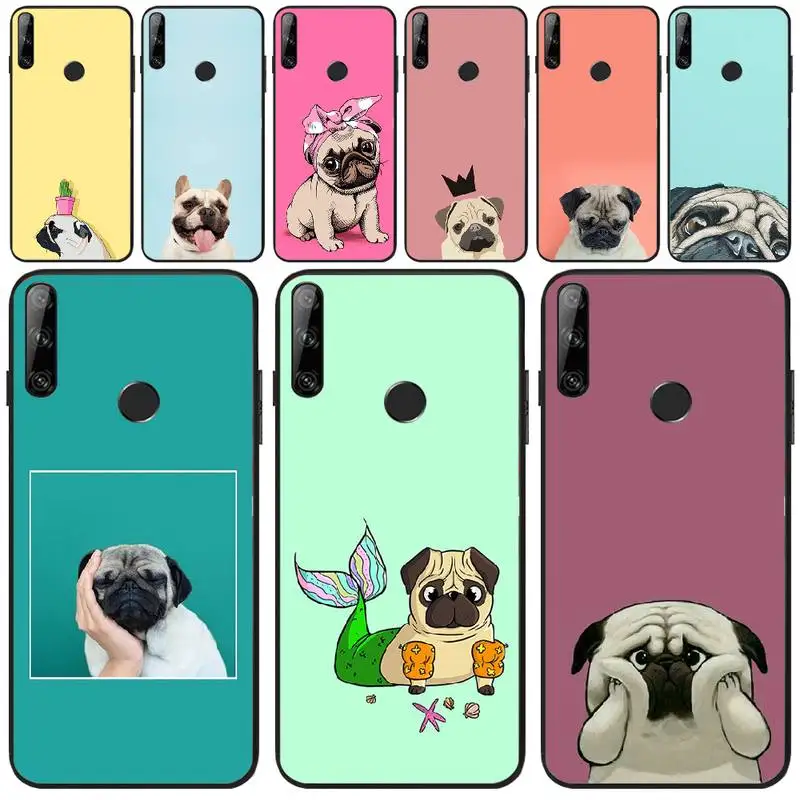 ByLoving Trendy Ideas For Funny Dogs Newly Arrived Black Cell Phone Case Huawei Y5 Y6 Y7 Y9 Prime Pro II 2019 2018 | Мобильные