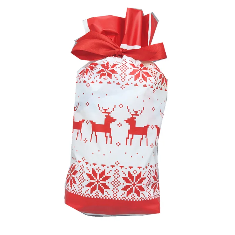 

50 Pcs Christmas Gift Bags Assorted Wrapping Styles Decoration Packing for Party Candy @LS