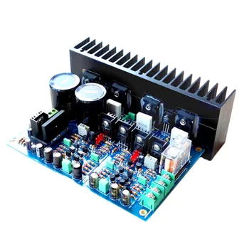 

IG-120W x 2 A3 Replaces LM3886 Fully Symmetric Double Differential FET Power Amplifier Board UPC1237 Protection Circuit Set