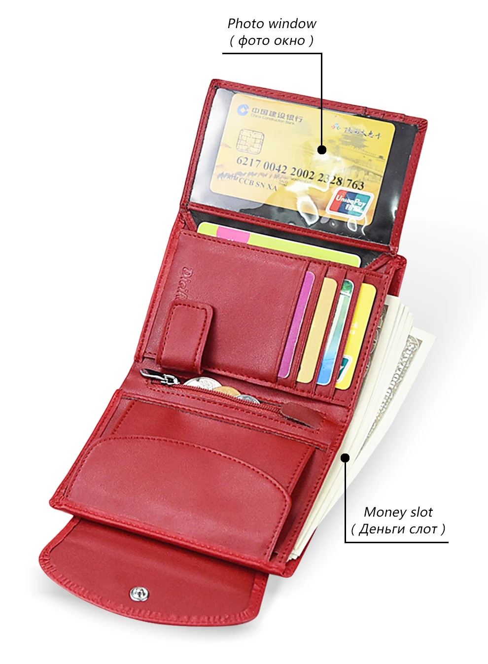 DICIHAYA Genuine Leather Women Wallet Coin Purse For Girls Female Small Portomonee Lady Purse Money Bag Card Holder Mini Clutch DICIHAYA Genuine Leather Women Wallet Coin Purse For Girls Female Small Portomonee Lady Purse Money Bag Card Holder Mini Clutch
