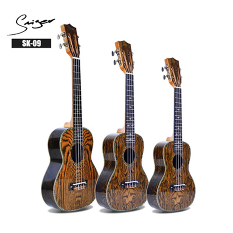 21/ 23/26 Inch Solid Wood 4 String Ukulele Top Spruce Butterfly Pattern Mini Guitar High Quality UK2360 | Спорт и развлечения