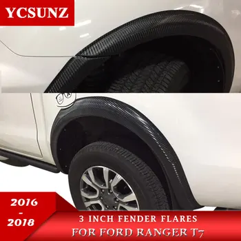 

5D Fender Flares Wheel Arch Expansion Arches For Ford Ranger T7 Wildtrak 2016 2017 2018 Double Cabin