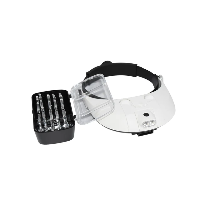 Méhészeti Nagyítás Üveg Led -Os Lámpás Tenyésztő Méhkirálynő Berendezés Több Fejpánt Nagyító Szerszámok - Image 3