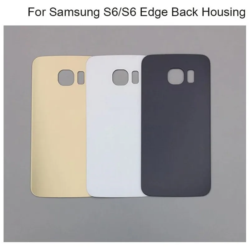 Стеклянный чехол для SAMSUNG Galaxy S6 Edge s6 edge Plus 5 7 дюйма задняя крышка батарейного