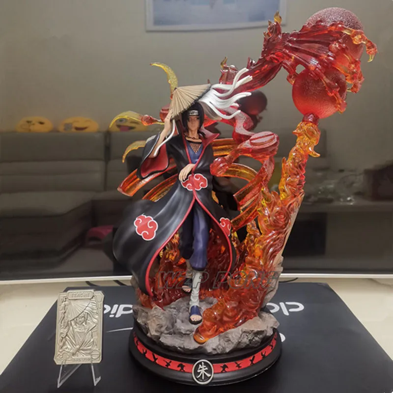 Статуя Наруто Учиха Итачи сусану 38 см статуя боевой формы Полноразмерная модель