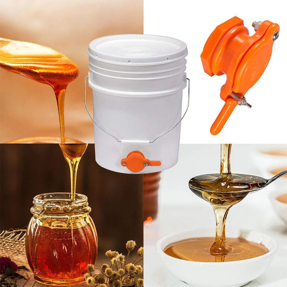 

1PCS Plastic Honey Extractor Bee Honey Mobile Beehive Honey Gate Valve Faucet Honey Bottling Tool Beekeeping Supplies