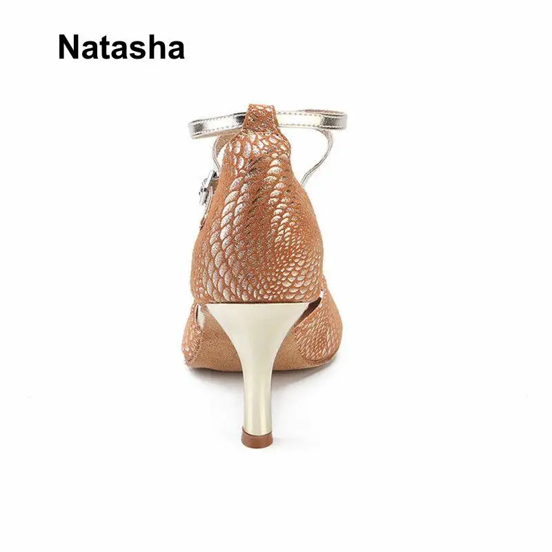 Обувь для латиноамериканских танцев Natasha из натуральной кожи профессиональная