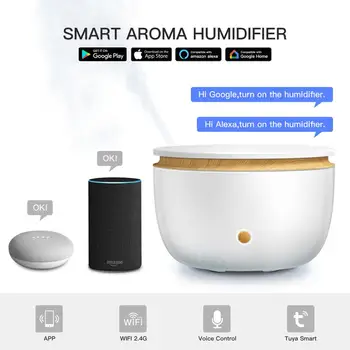 

Humidifier Smart Wifi Wireless Oil Diffuser Air Humidifier App Voice Control Aromatherapy Diffuser with Amazon Alexa Google Home