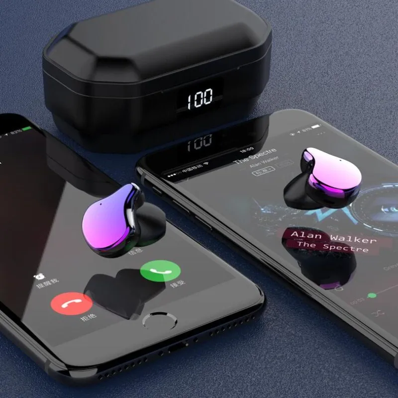 Bluetooth наушники мини беспроводные наушники спортивные громкой связи Наушники Регулировка громкости сенсорный водонепроницаемый гарнитура для xiaomi для iPhone
