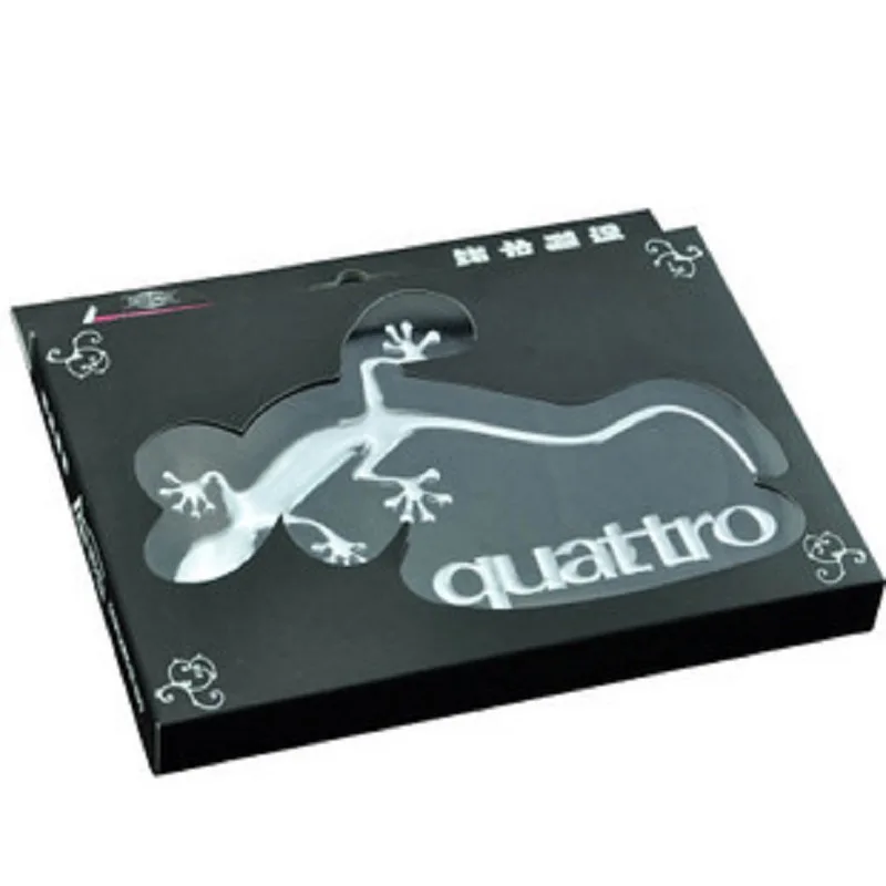 Большой Размеры Gecko бампер Стикеры s металлический автомобиль Стикеры Gecko King стерео отпечатанные по уникальному и творческий бампер Стикеры s золотого и серебряного цвета