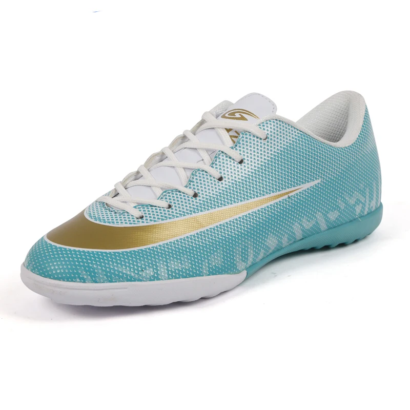 

2019 Boys Kids Soccer Cleats Turf Football Soccer Shoes Kids chuteira futebol zapatos de futbol Long Spikes Eur size 28-40