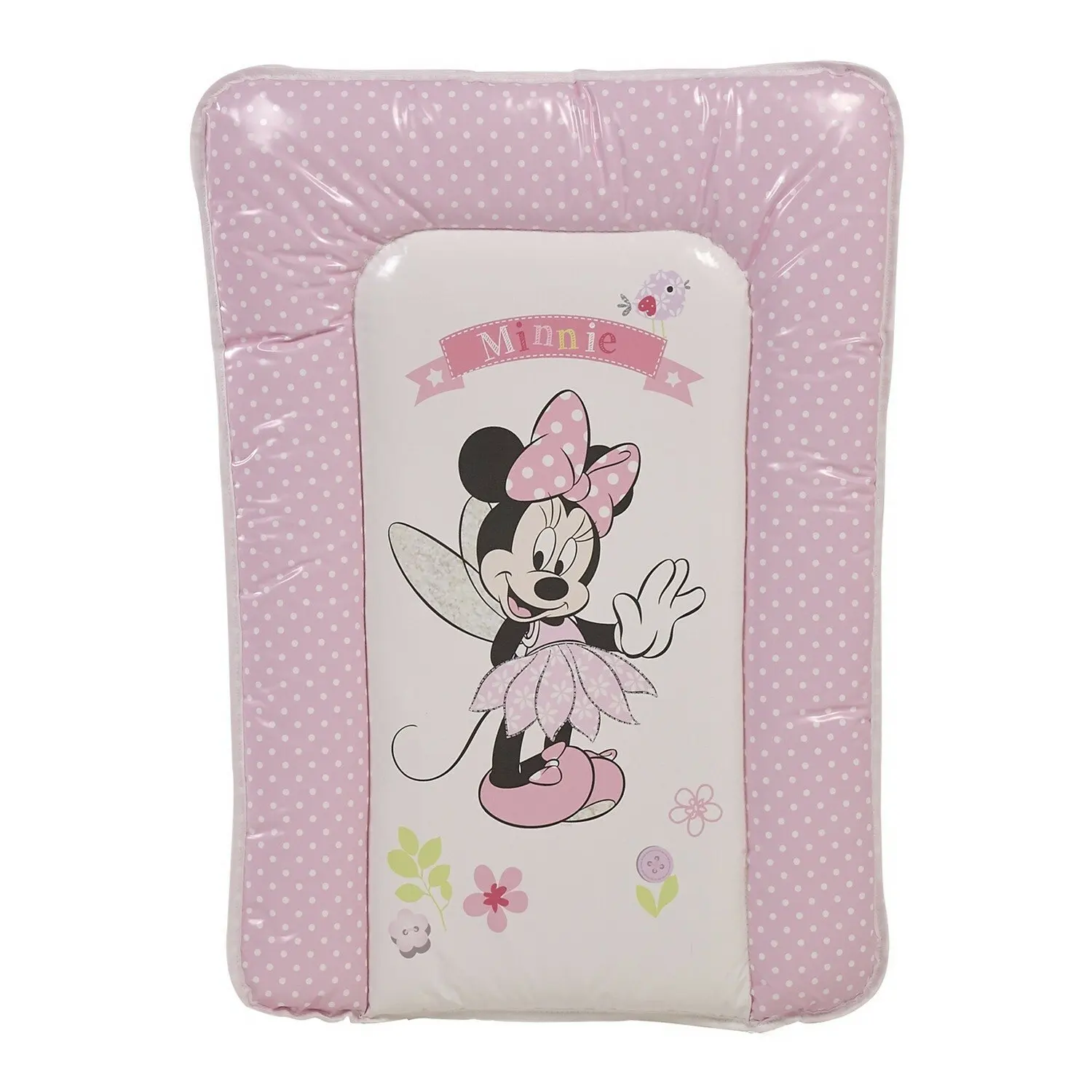 Доска пеленальная мягкая Polini Kids Disney baby Минни Маус Фея 70х50 розовый 0001980-2 | Мать и