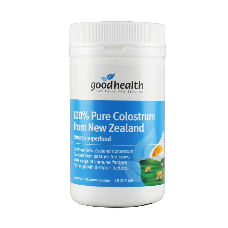 

GOOD HEALTH 100%Pure Colostrum Powder Protein Vitamins Minerals IgG Antibody Digestive Immune System Supplement for Whole Family