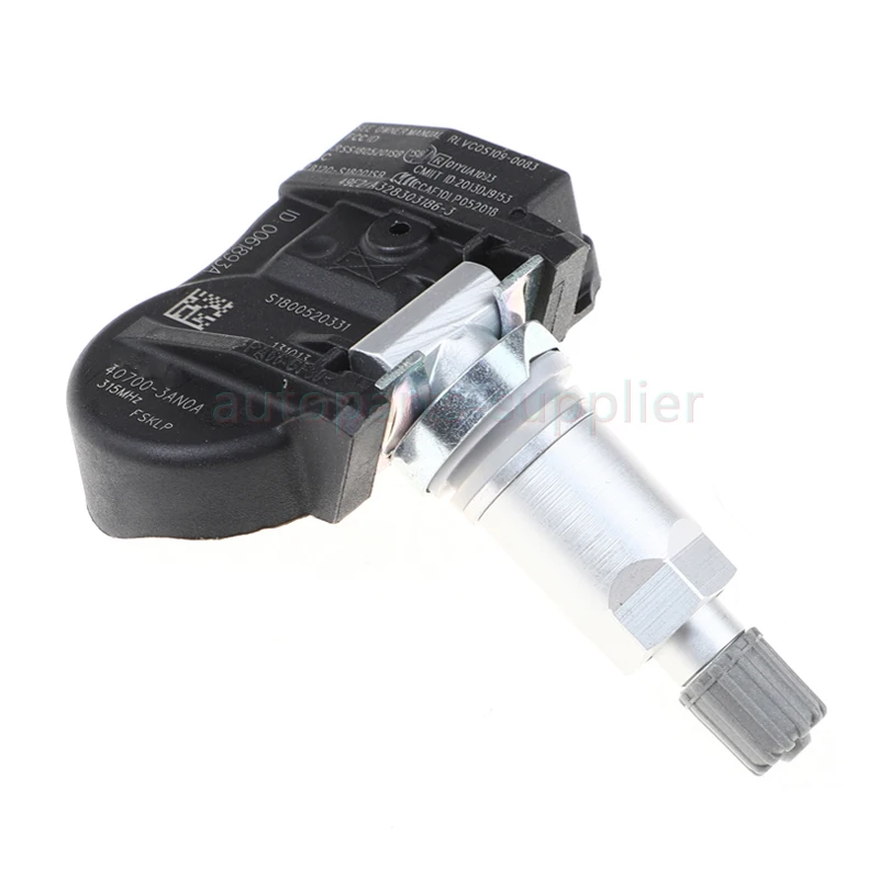 YAOPEI 4Pcs ǰ 40700-3AN0A 407003AN0A TPMS Ÿ̾ з  ֻ Ʈ ƽø Ƽ 2012 2013 Versa Note Frontier