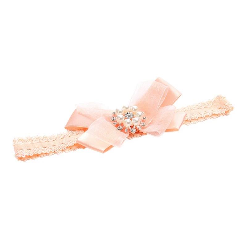 

Baby Cute Solid Girls Cloth Bowknot Pattern Headband Headwear Apparel Photography Prop Party Gift Accessories