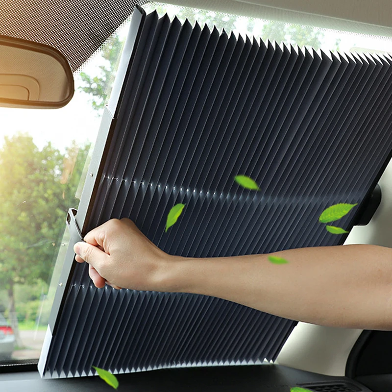 

Upgrade Car Windshield Sun Shade Automatic Foldable Extension Car Window Sunshade Sun Visor Protector Keep Your Car Cool