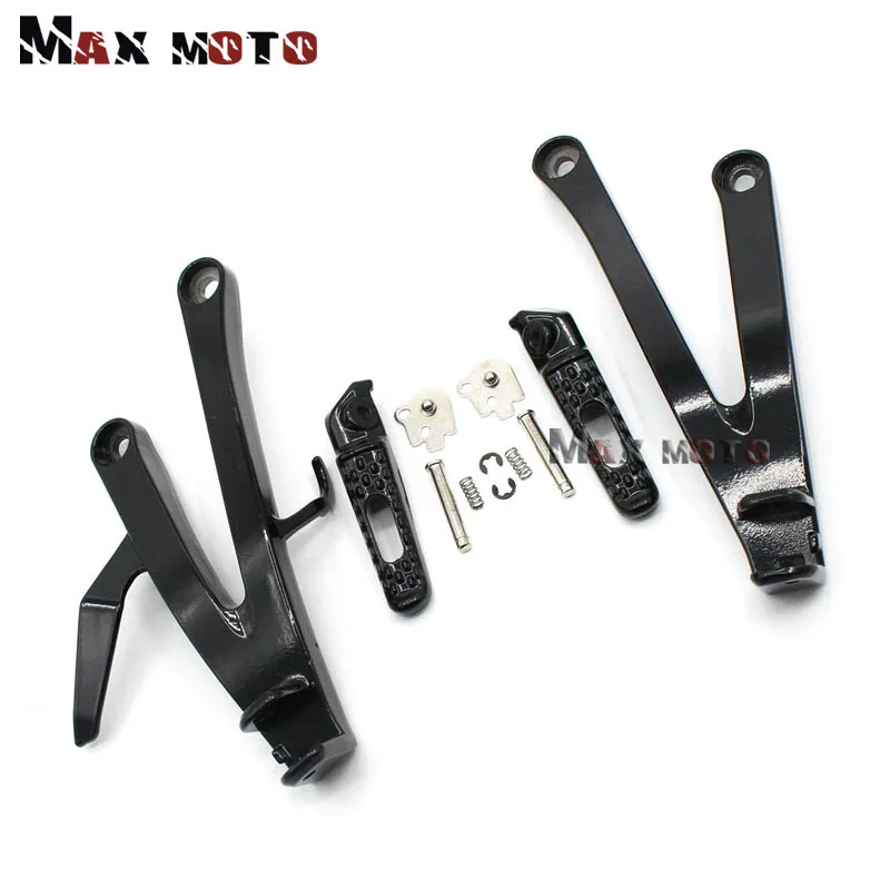 Для HONDA CBR600RR CBR 600RR CBR600 RR F5 2007- 2008 2009 мотоцикл алюминиевый сзади подножки педали - Цвет: Black