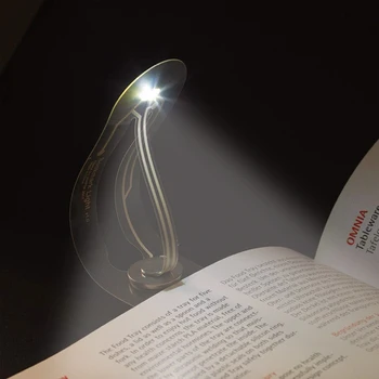 

BRELONG ultra-thin LED night light Bookmark light folding curved book light eye reading lamp