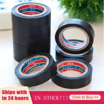 Hot 1pcs Black Tape Electrician Wire Insulation Flame Retardant Plastic Tape Waterproof Self-adhesive Tape Home Improvement 1