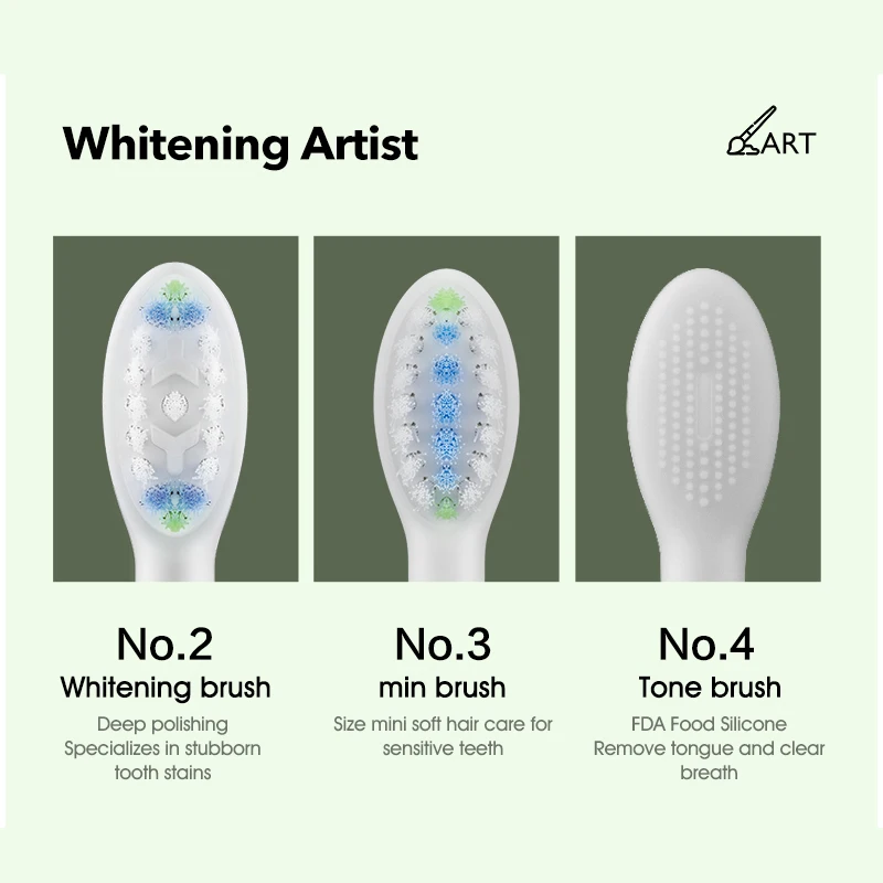 US $59.98 Soocas X3u Van Gogh Electric Toothbrush Sonic Tooth Brush Ultrasonic Automatic Upgraded Type C Fast Chargeable Waterproof