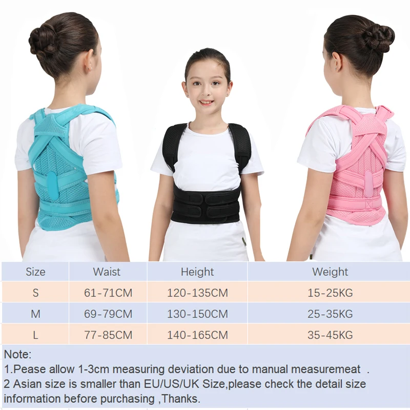 Profesional Child Adjustable Back Chest Support Belt Posture Corrector