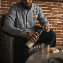 Прочитайте описание! Азиатский размер Бронсон винтажная рубашка мужская хлопковая рубашка Алоха