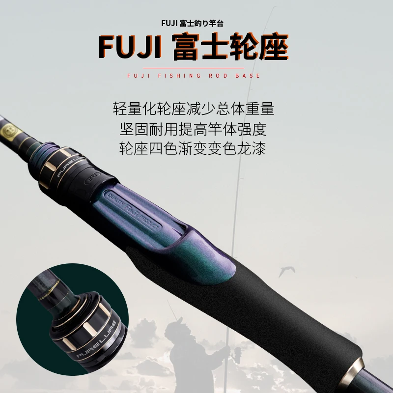 US $162.18 New MLMPower Lure Rod 24m25m27m Fuji import high Carbon UltralightFast Tuning Long Shot Spinning Lure Fishing Rods China