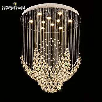

Modern Creative Diamond Round LED Crystal Lamp Fashion Bedroom Study Lighting Starfish with GU10 Bulb