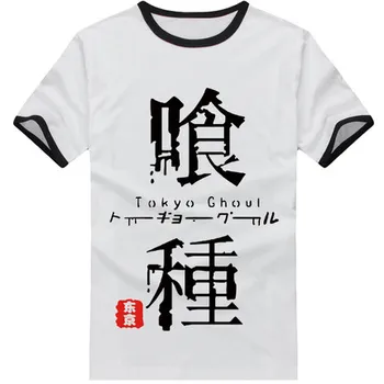 

New Summer Anime Tokyo Ghoul Japanese T Shirt Men Brand Skateboard Tokyoghoul Short Sleeve Print Tshirt