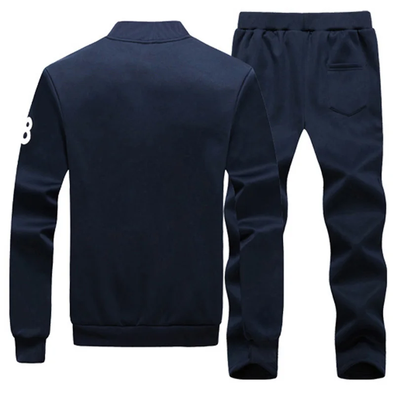 Plus Size 6XL 7XL M-9XL Men's Sportswear Sets 2019 Spring Fall Sporting TrackSuit Men 2 Piece Jacket + Pants Set Male Fitness Plus Size 6XL 7XL M-9XL Men's Sportswear Sets 2019 Spring Fall Sporting TrackSuit Men 2 Piece Jacket + Pants Set Male Fitness
