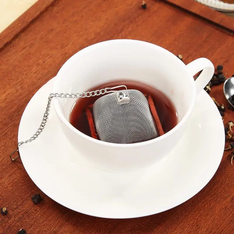 

Stainless Steel Tea Strainer Safety and Non-toxicity Tea Spices Mesh Filter Environmental Practical Kitchen Drinkware Tools