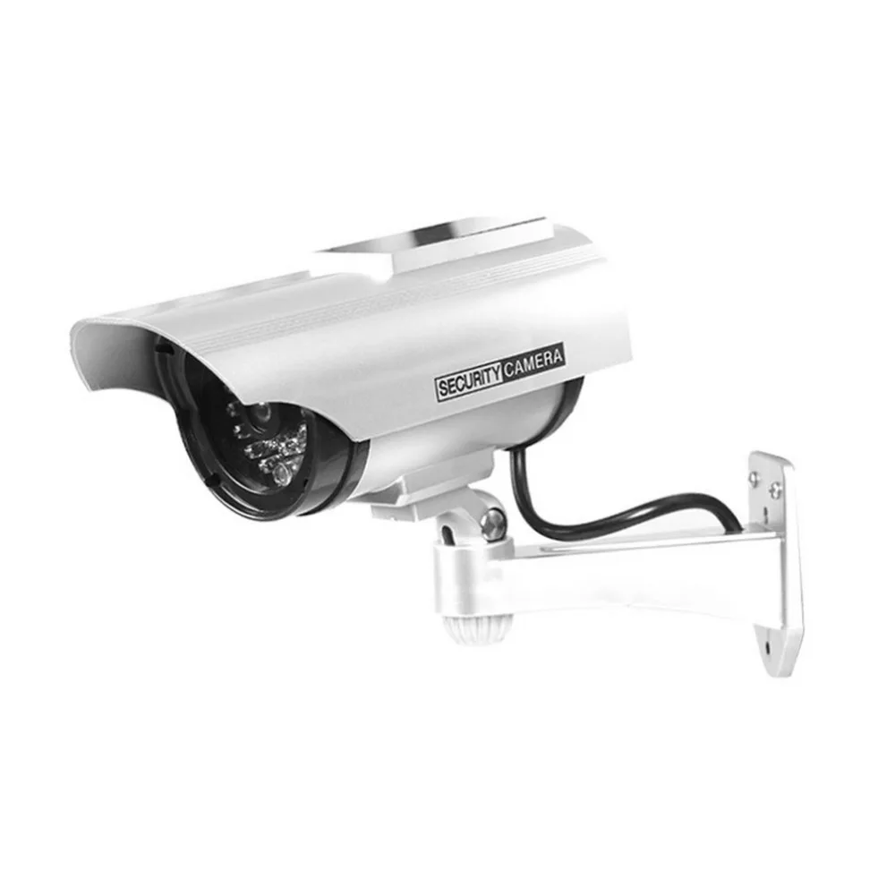 

Solar Powered Waterproof Fake Camera Dummy CCTV Security Surveillance Flashing Red LED Light Video Anti-theft Camera YZ-3302