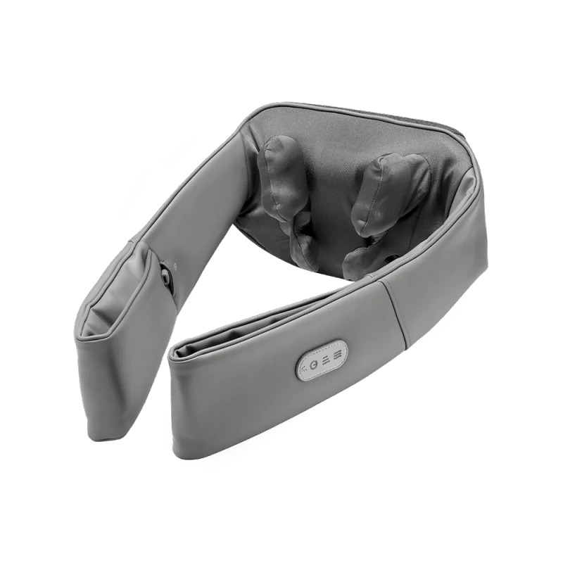 Gray MI Mijia LERAVAN 3D Массажная шаль, беспроводной Электрический массажер для разминания шеи и плеча, 3 файла, регулируемый u-образный подогреваемый массажер - Цвет: Gray