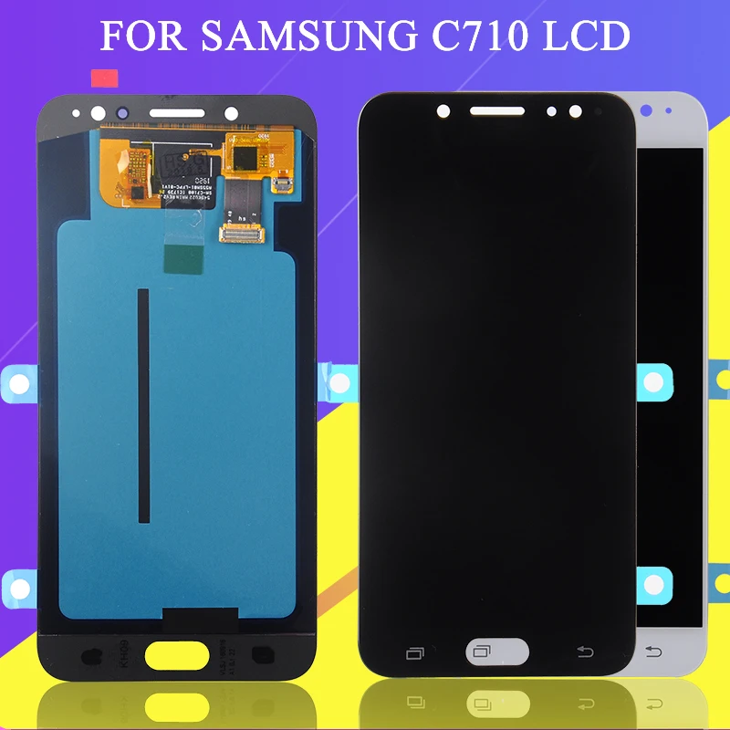 

Catteny 1Pcs C7 2017 Lcd For Samsung Galaxy C8 Lcd C710 J7 Plus Display With Touch Screen Digitizer Assembly With Tools