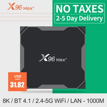 

X96 Max Plus TV Box Android 9.0 4G DDR3 Amlogic S905X3 Quad Core Full HD 1080P 1000M Support 2.4/5G WIFI 8K UHD Smart TV BOX X96