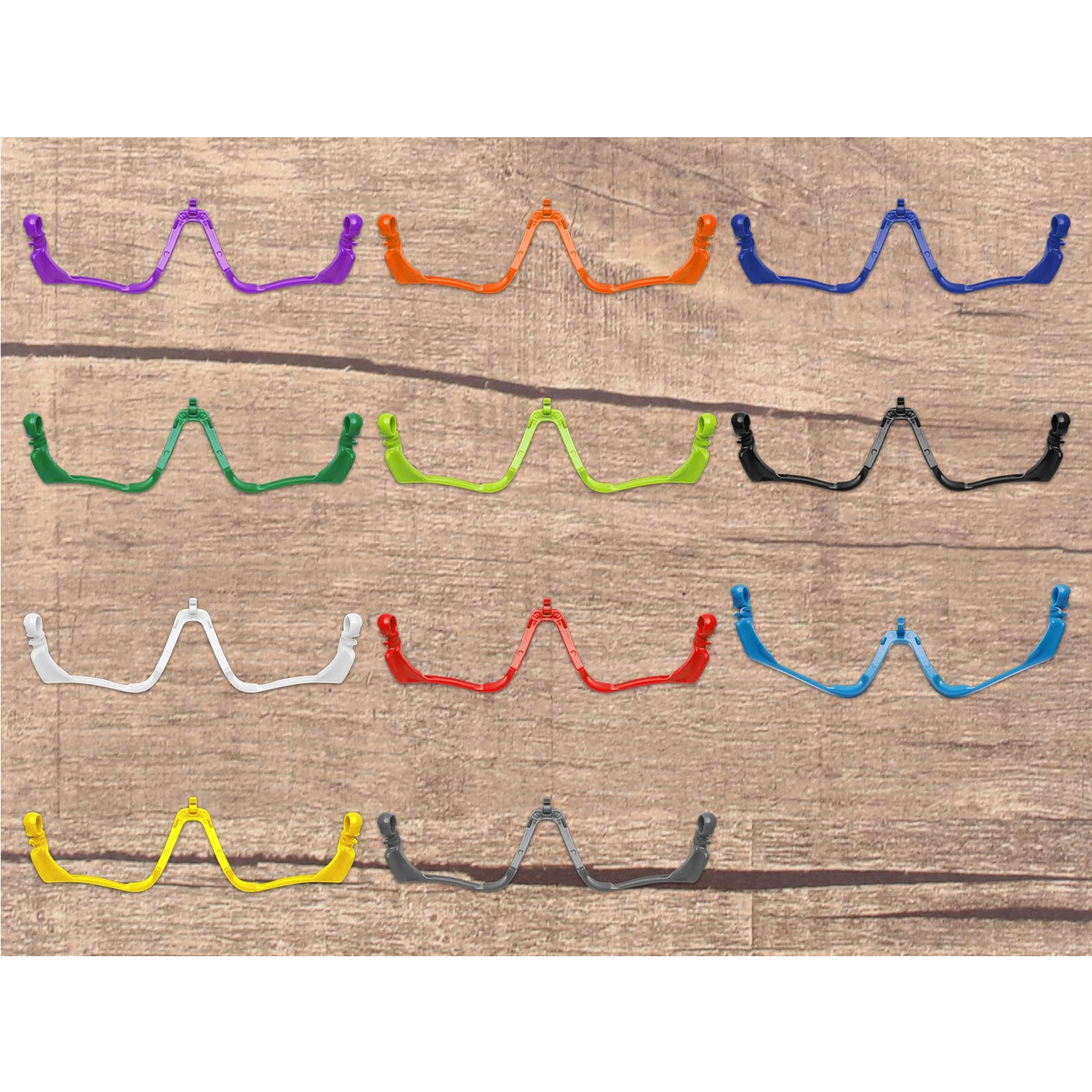 Ganascia Di Ricambio In Gomma Polimerica Vonxyz Per Telaio For-Oakley Jawbreaker / Jawbreaker Af (Asian Fit) Oo9290 Oo9270