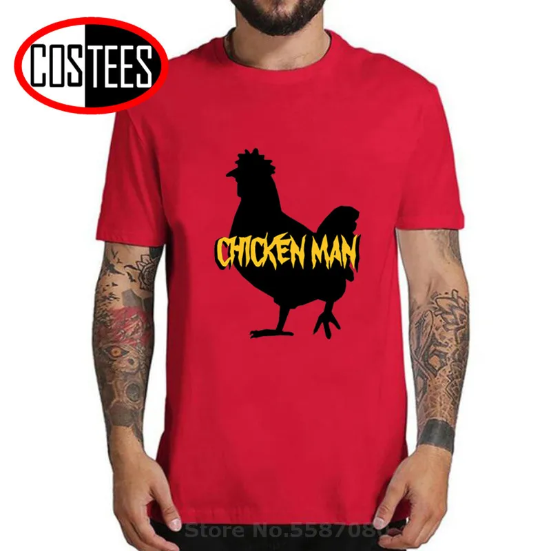 Camiseta Masculino Cock man Футболка homme Chicken Man мужская hombre забавная футболка с рисунком