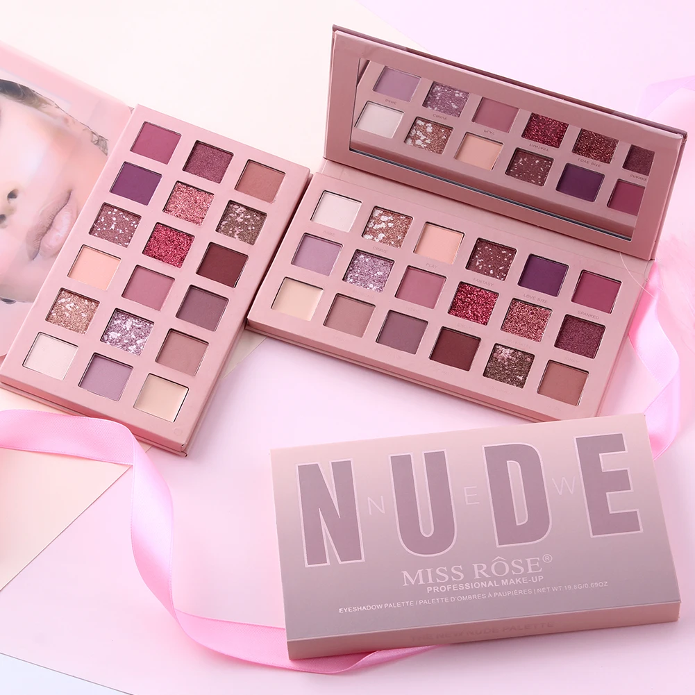 Eyeshadow Pallete 18 Color Colorful Waterproof Concealer Makeup Pallete Lasting Eye Shadow Matte Glitter Eye Shadow Make Up