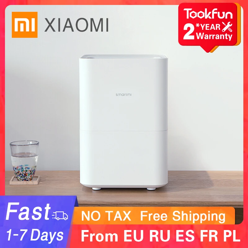 XIAOMI-humidificador evaporativo MIJIA SMARTMI para el hogar, difusor de Aroma, vaporizador de aceite esencial, Control por aplicación mijia