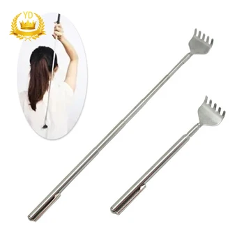 

Adjustable Back Scratcher Stainless Steel Back Massage Telescopic Claw Massager Back Massage For Elders Tickle Stick YDHS