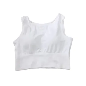 

Sports underwear women's wide shoulders no steel ring vest-style bra outer wear sleep chest wrap triangle cup