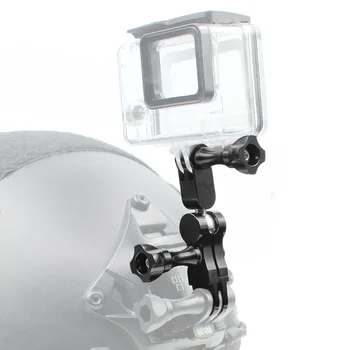 

Universal Aluminium 360 Degree Swivel Rotating Tripod Mount Adapter Head Pivot Arm Connector For GoPro Hero 4 3+ 3 SJCAM xiaoyi